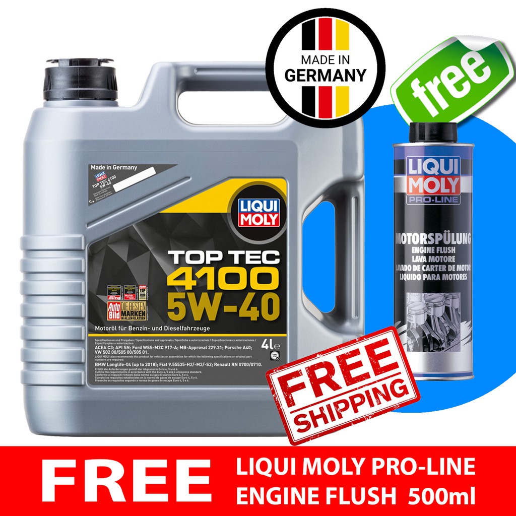 Liqui Moly Top Tec 4100 5w 40 3700 Engine Oil 1 L Conrad Com