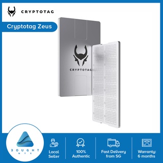 CRYPTOTAG Zeus Thick Titanium Plate Engrave Hardware Wallet Seed Phrase Store Recovery Words