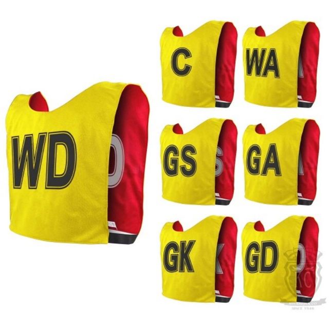 Shop Malaysia Double Sided Netball Bibs Reversible Set Of 7pcs Bib Bola Jaring Shopee Singapore