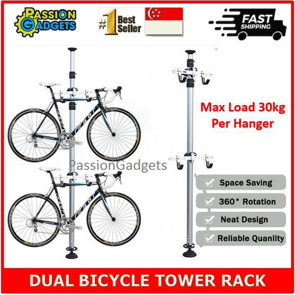 dual bike wall mount