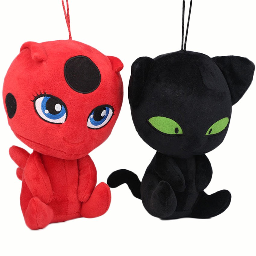 Miraculous Ladybug And Cat Noir Peluche Toys Shopee Singapore