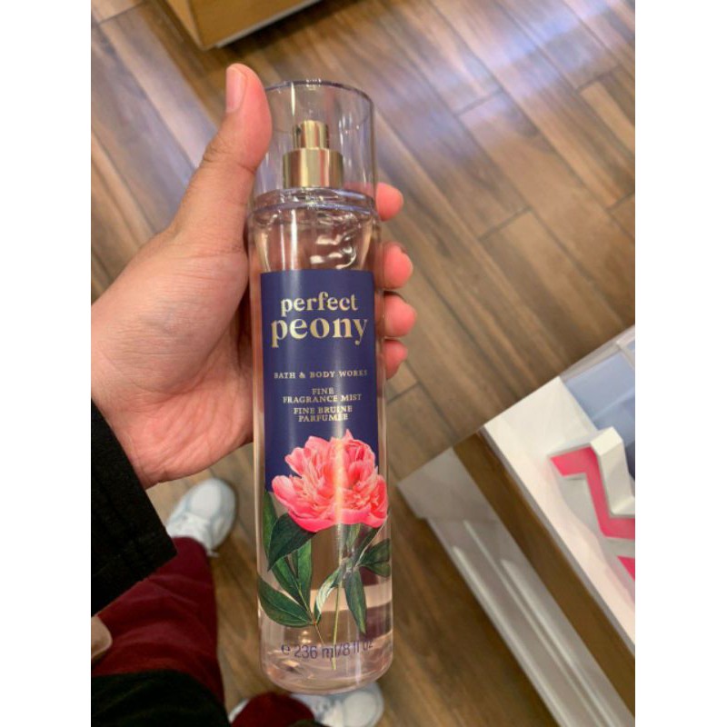 Body Mist Perfect Peony Bath And Body Works Bbw Original Saya Ps Bbw Shopee Singapore