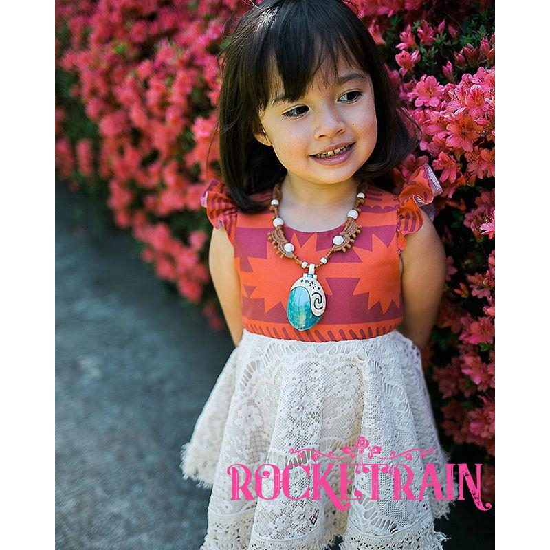 Sf Us Toddler Baby Girl Kid Moana Costume Polynesian Fancy Dress Summer Shopee Singapore
