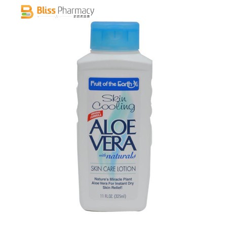 fruit of the earth skin cooling aloe vera lotion