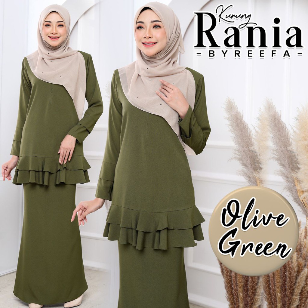 Hot Rania Kurung Baju Kurung Bridesmaid Baju Kurung Plain Shopee Singapore