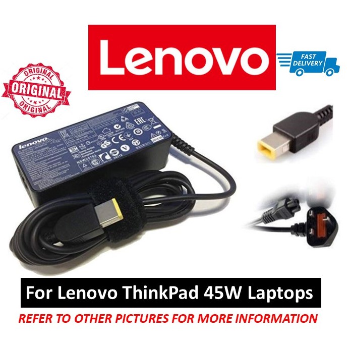 Thinkpad Lenovo W Ac Adapter Slim Tip With Uk Pin Plug Original Shopee Singapore