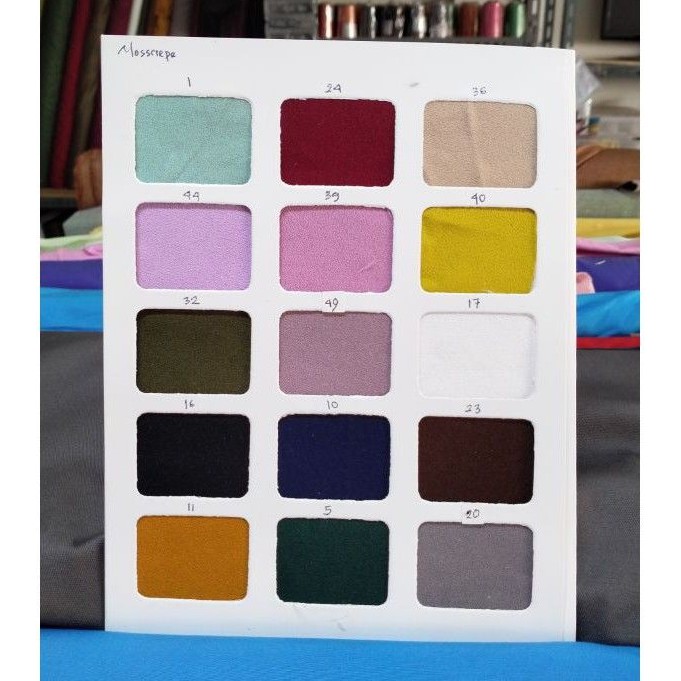 Mosscrepe Moss Crepe Moscrepe Plain Retail Meter Good Cheap Shopee Singapore