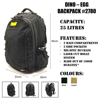Army Dino-Egg Backpack