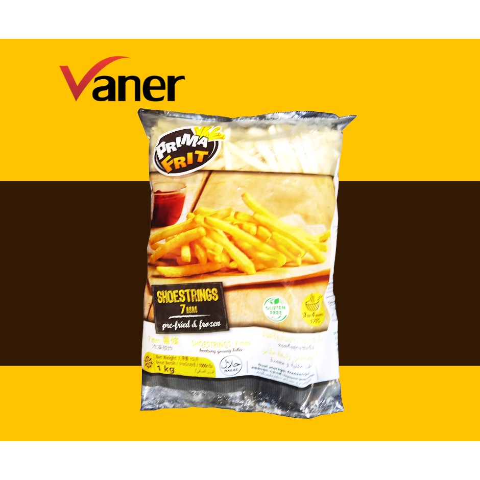 7mm Shoestring Fries PrimaFrit 1kg Shopee Singapore