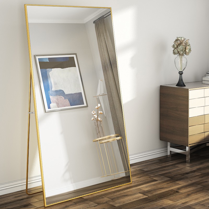 Mirror Ready Stock Fast Delivery Large Mirror Full Body Wear Floor To Ceiling Family Bedroom Special Clothing Store Test Dressing Show Thin And High Length Shopee Singapore