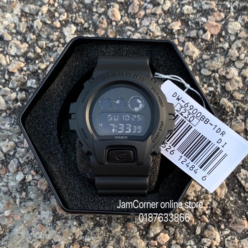 Casio G Shock Dw 6900bb 1 Black Out Shopee Singapore