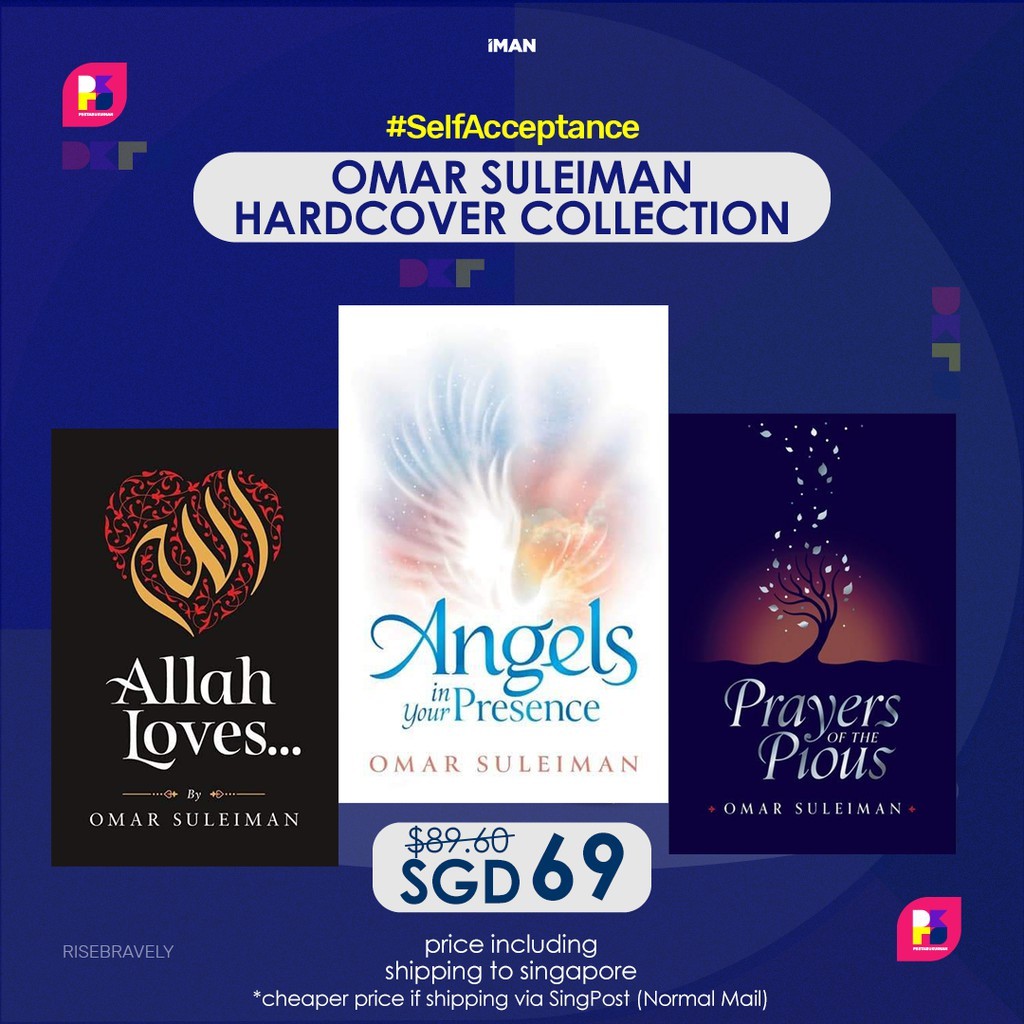Sheikh Omar Suleiman Hardcover Books Collection Prayers Of The Pious Angels In Your Presence Allah Loves Islam Shopee Singapore