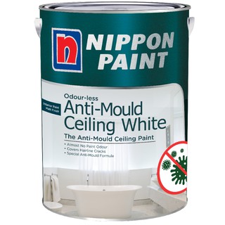 Nippon Paint Anti Mould Ceiling White Paint L Free Shipping Shopee Singapore