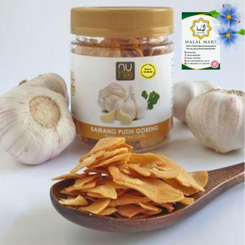 Shop Malaysia Nuha Fried Garlic Crispy 80g Shopee Singapore