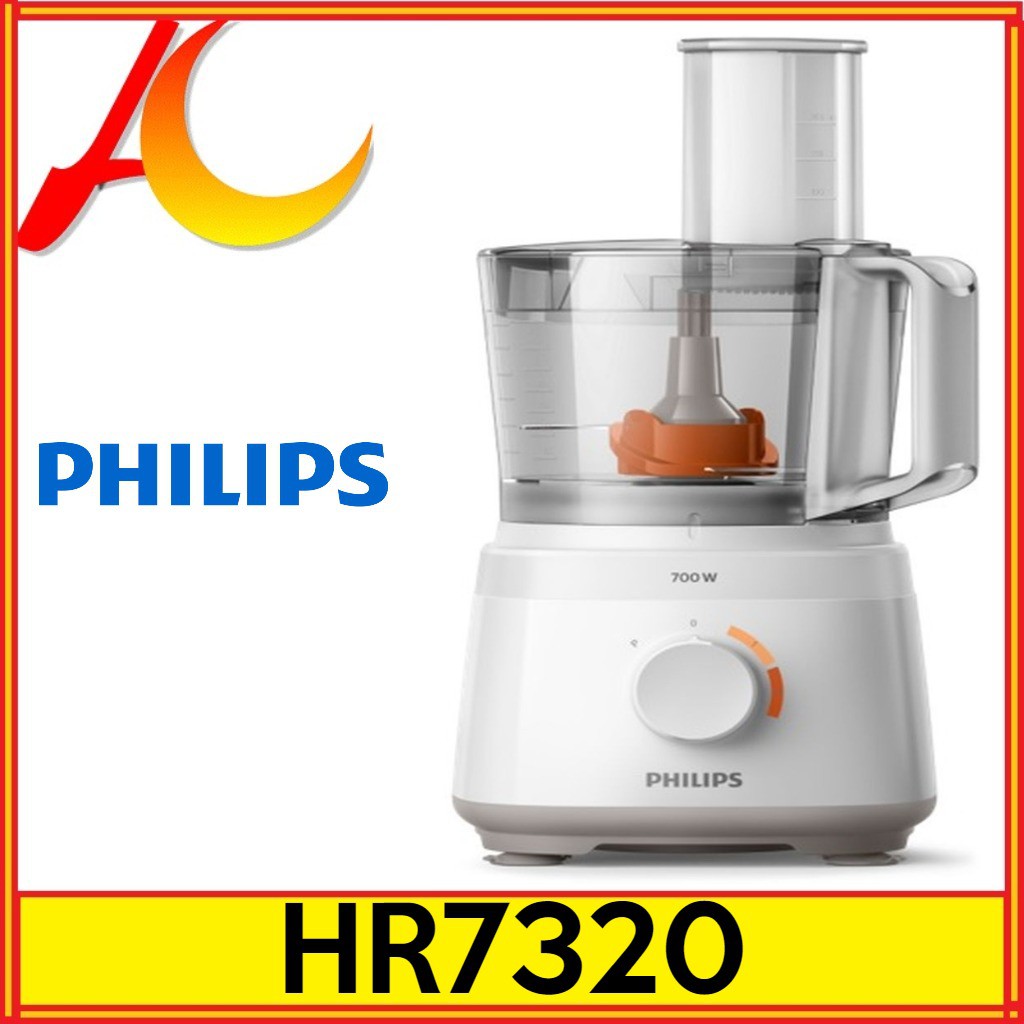 Philips HR7320/01 Compact Food Processor 700W 2YW BY PHILIPS (7320 HR