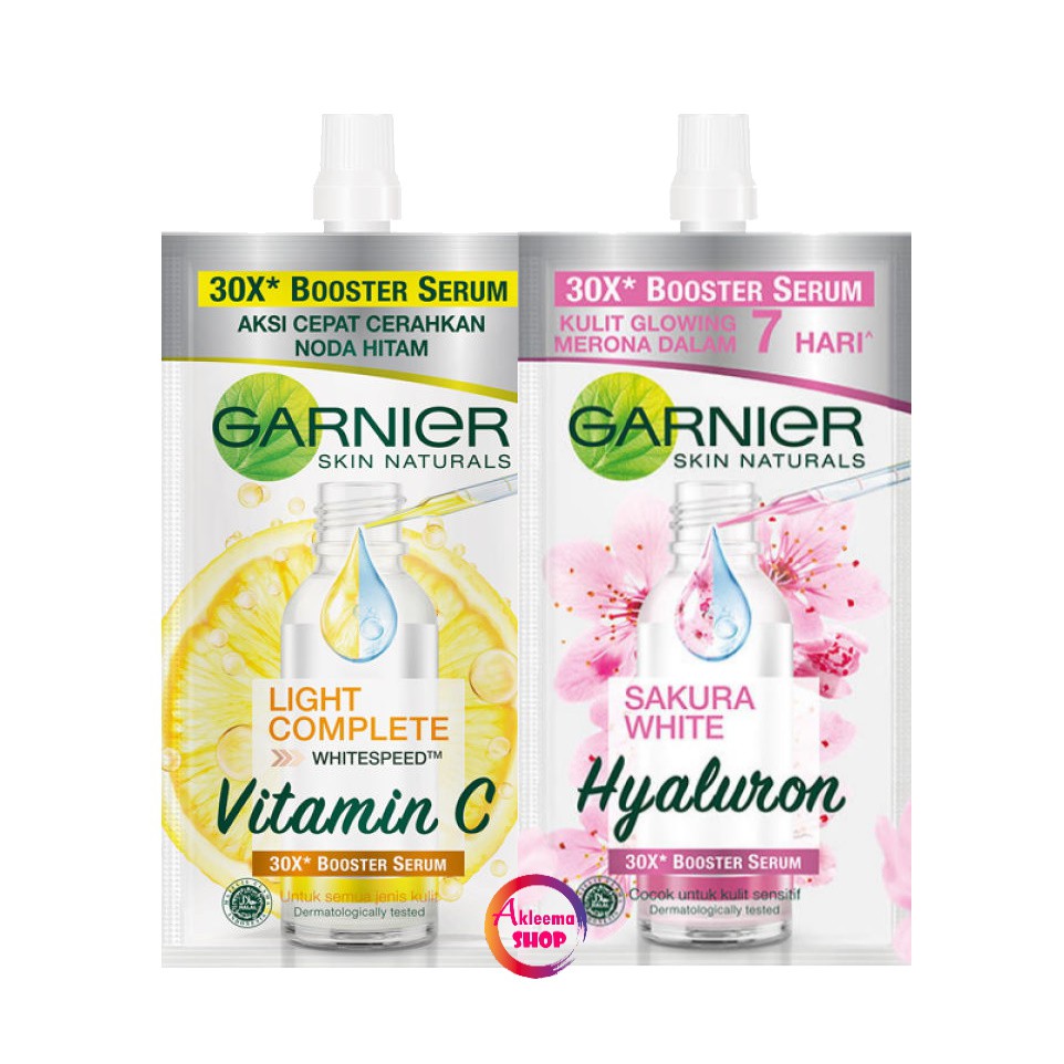 garnier light complete booster serum sachet