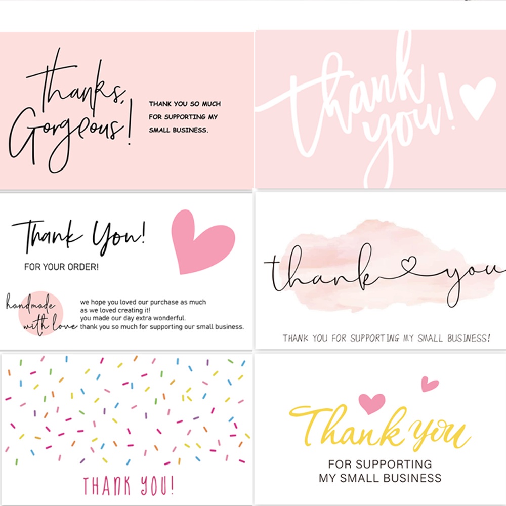 thank you for your support cards