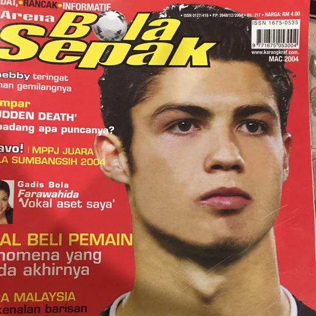 Arena Bola Sepak 2004 Edition Vintage Malay Football Magazine Shopee Singapore