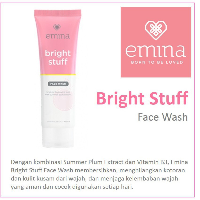 emina bright stuff acne face wash
