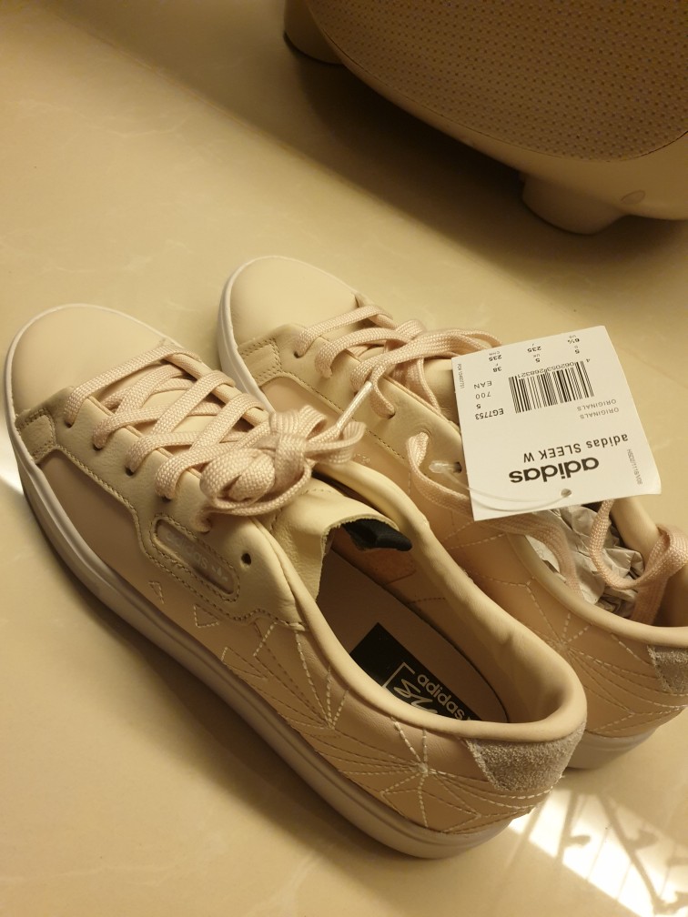 adidas sleek beige
