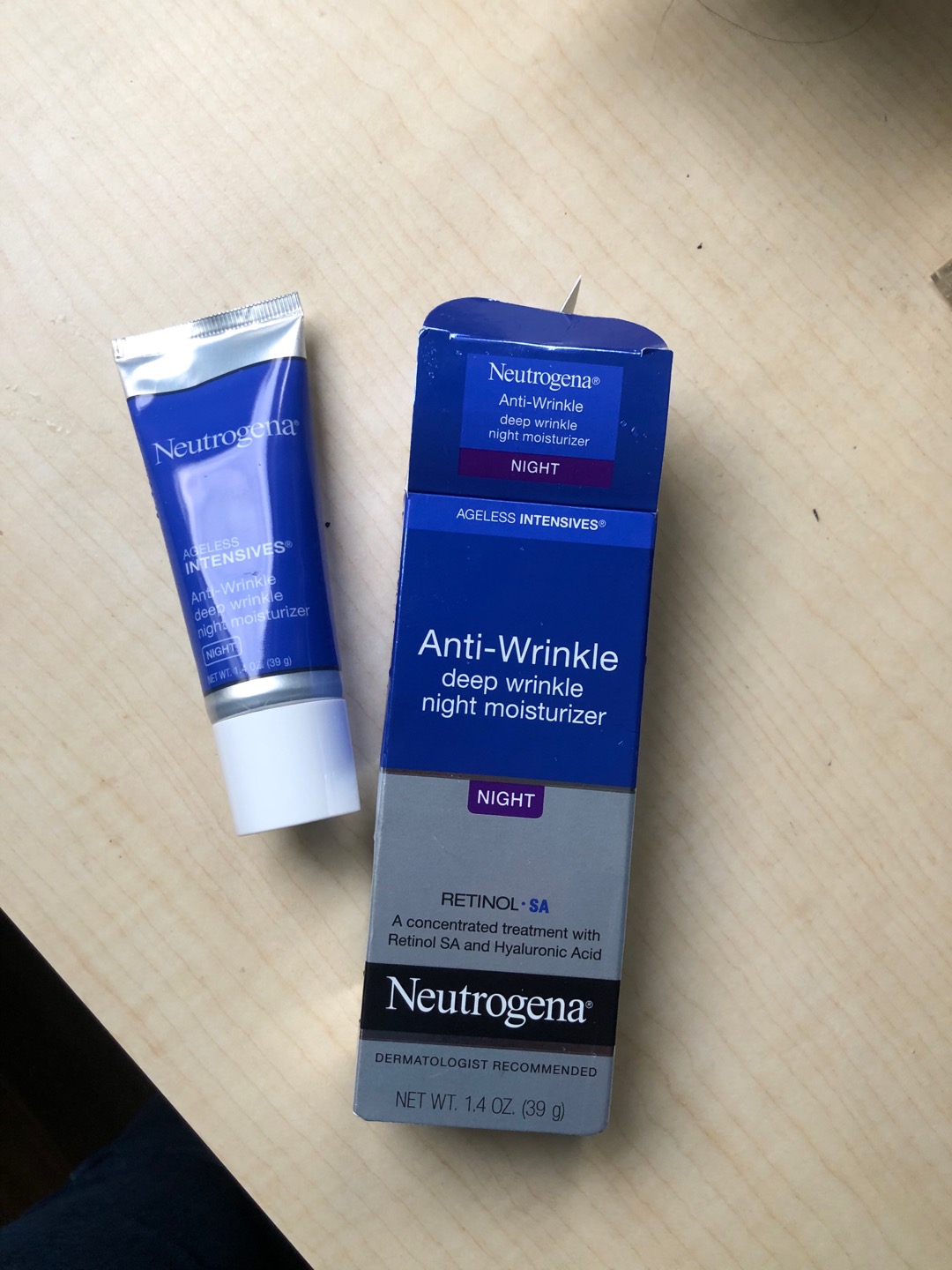neutrogena anti wrinkle deep wrinkle night moisturizer reviews