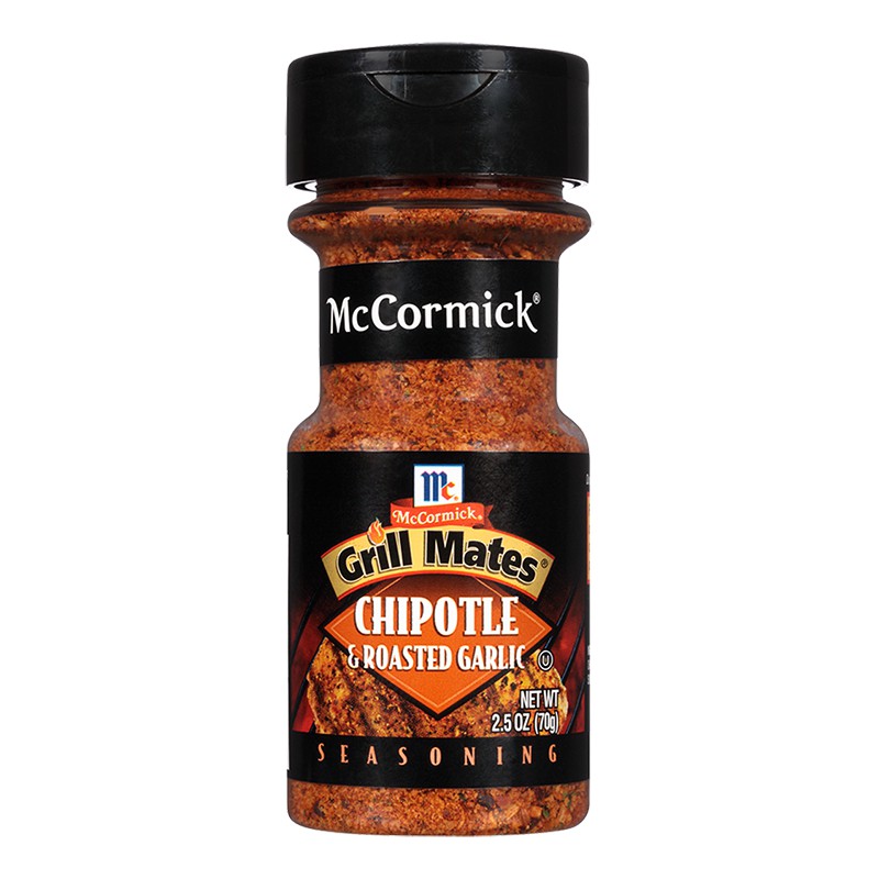 McCormick Grill Mates Chipotle & Roasted Garlic Seasoning, 2.5 oz ...