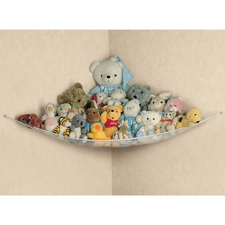 Mesh Toy Hammock Net Corner Stuffed Animals Baby Hanging Storage 150*100*100cm 