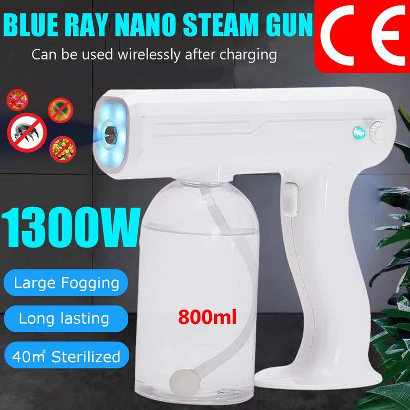 Sg Ready Stock Sanitizer Spray Disinfection Machine Blue Ray Disinfectant Spray Gun Uv Nano Atomizer K5 Shopee Singapore