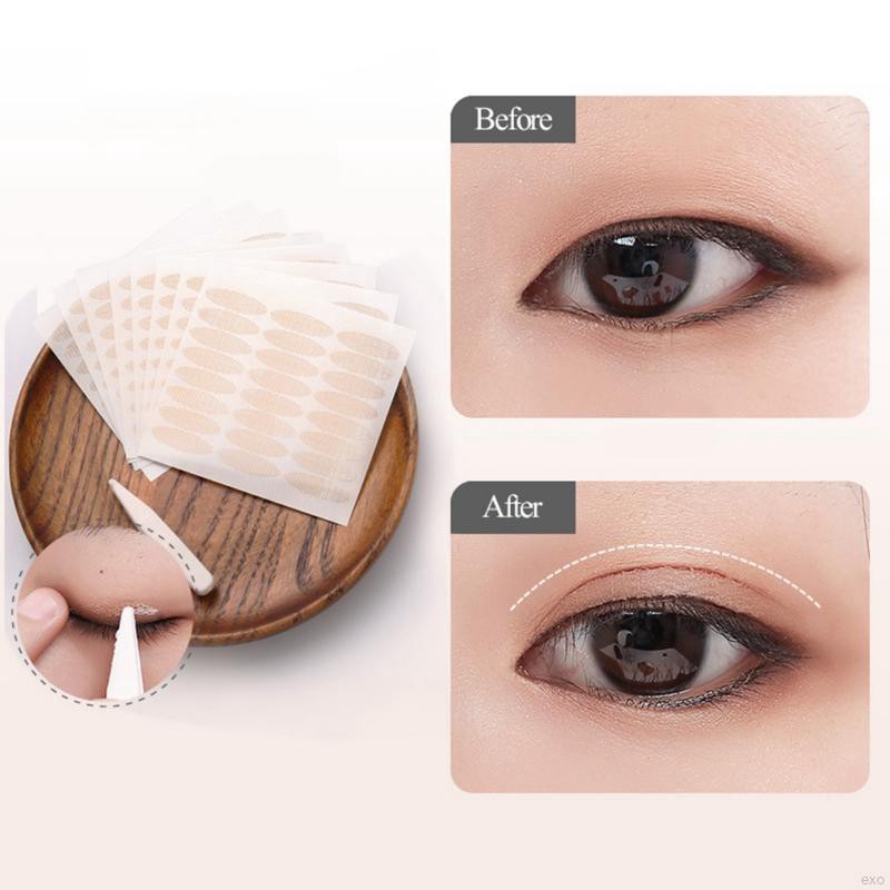 how to stick double eyelid tape