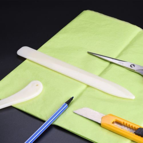 EXCEART 2pcs Bone Folder Lightweight Paper Creaser Paper Scorer Scoring Tool DIY Paper Crafts Accessories for Origami Bookbinding Scrapbooking 