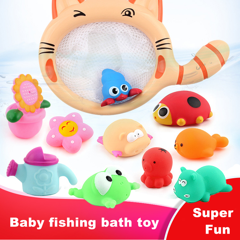 Baby fishing water toys Children playing bathing toys ...