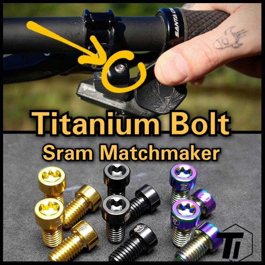 Ti-Parts Titanium Pinch Bolt SRAM MatchMaker X MMX X Clamp X Cockpit brake  lever adapter X0 XX XX1 Eagle eTap AXS DB5 | Shopee Singapore