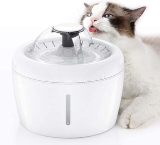 ELSPET Apple Pet Fountain White Color | Suitable For All Cats, Dogs | Cat Fountain | Dog Fountain | Drinking Fountain | Shopee Singapore