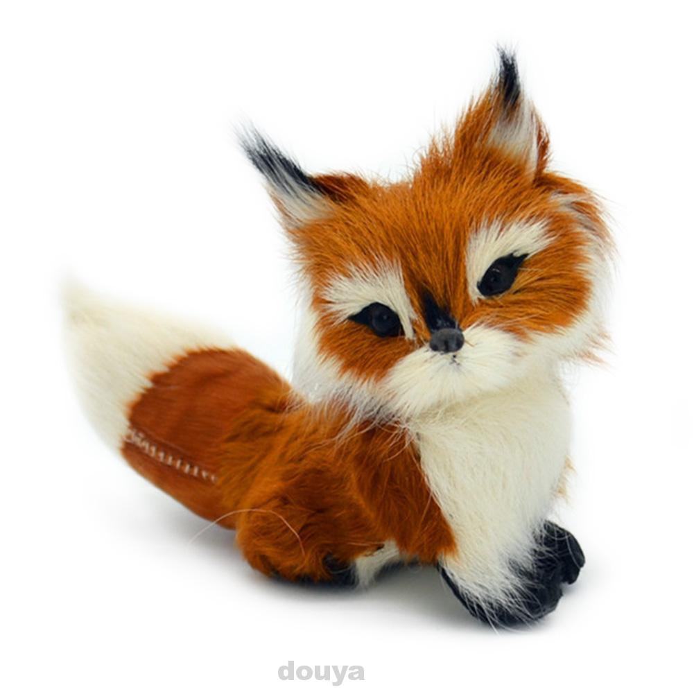 realistic fox stuffed animal