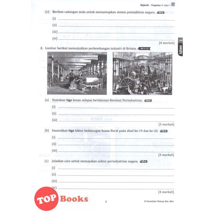 Topbooks Pelangi) Get Ready Pt3 History Level 3 Kssm  Shopee 