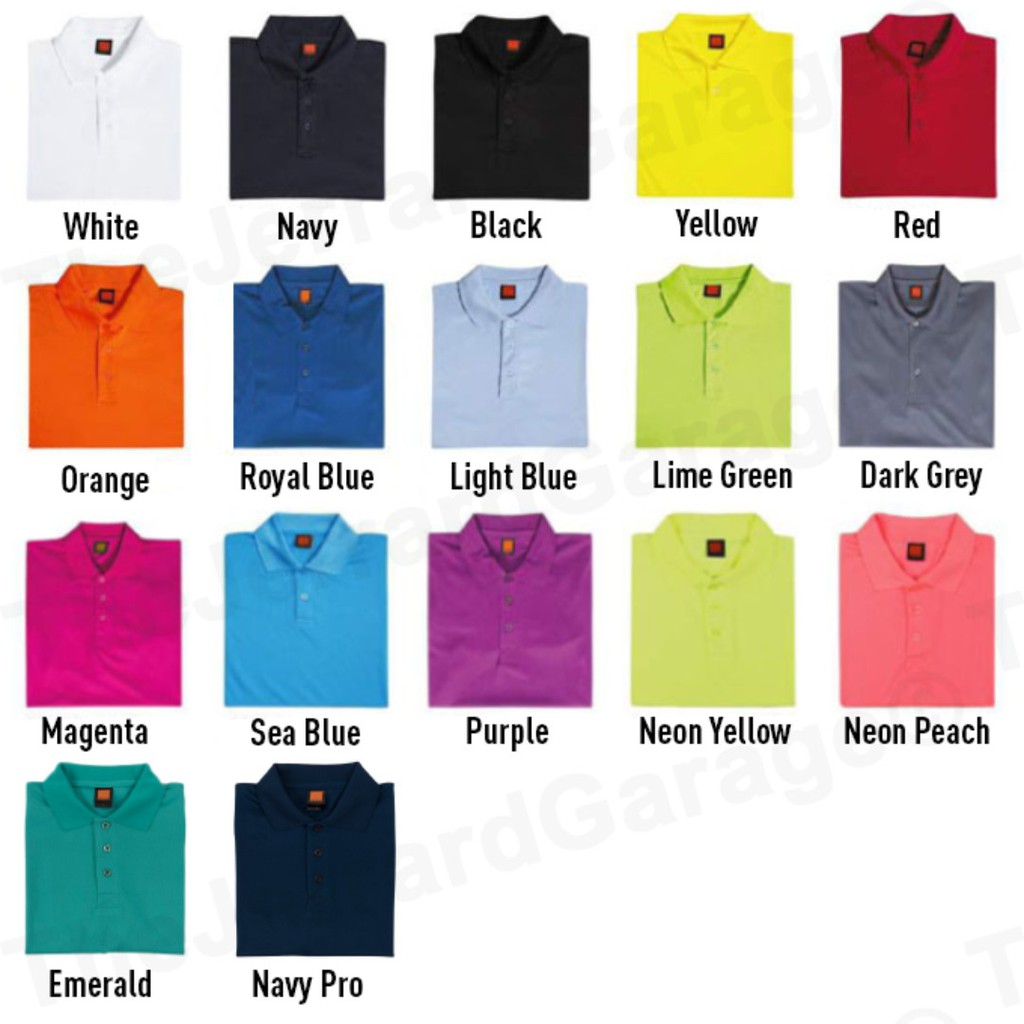 Dri Fit Polo T-Shirt & Printing Customization QD06 | Shopee Singapore