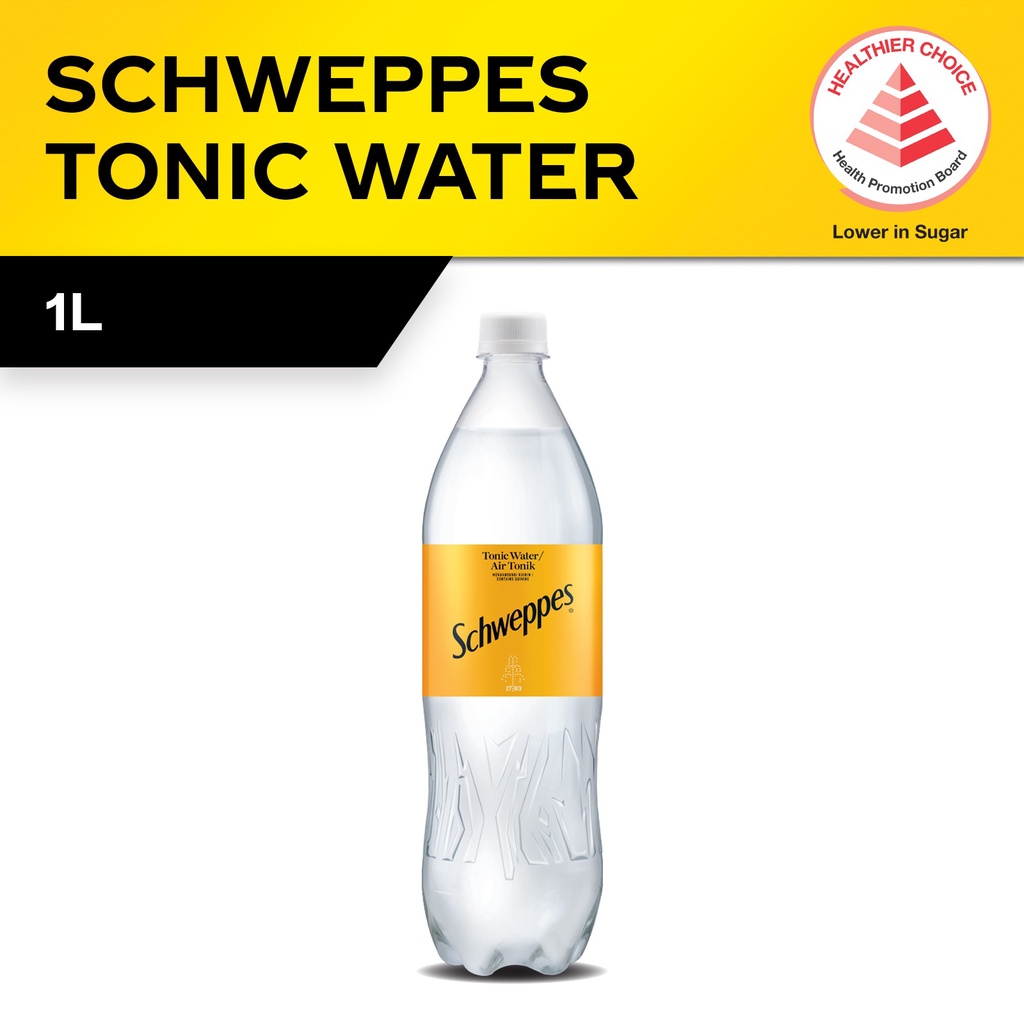 Schweppes Tonic Water 1L (Halal) Shopee Singapore