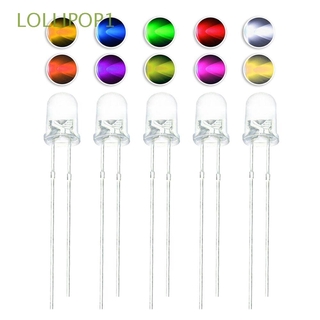 50pcs 1.5mm LED Diodes Transparent Water Clear Yellow-Green Light High Quality