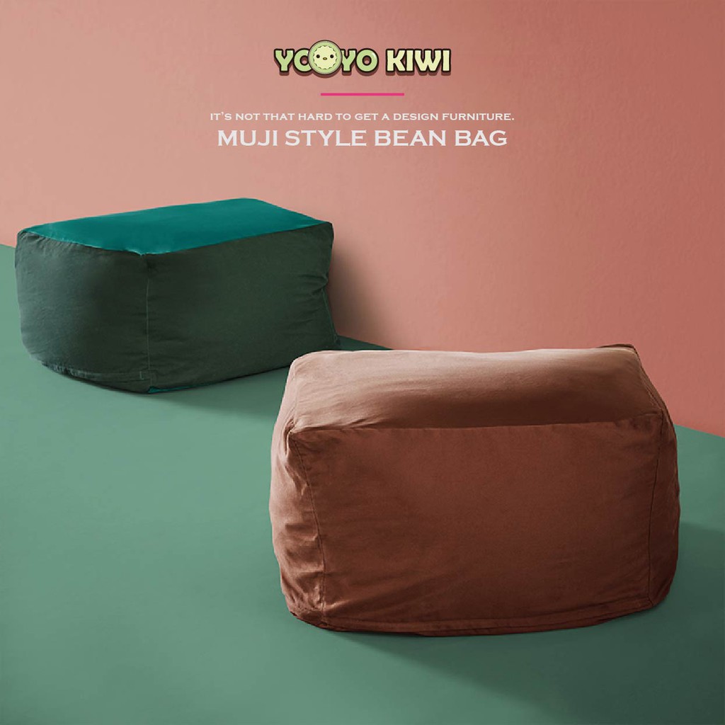 Muji High Quality Beanbag Bean Bag Sofa Cushioning Bedding Cushion Floor Chairs 65 65 43cm