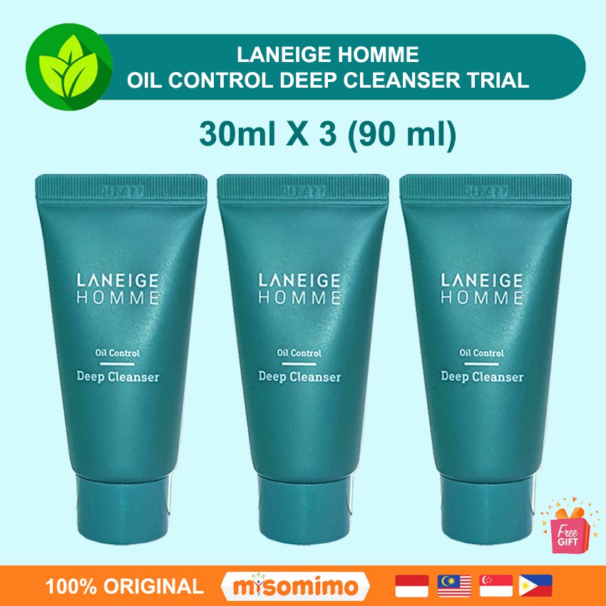 laneige homme oil control deep cleanser