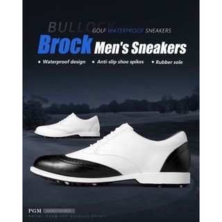 PGM Golf Brock classic style waterproof men casual sport shoe male sneaker with breathable rubber sole anti-slip design #6