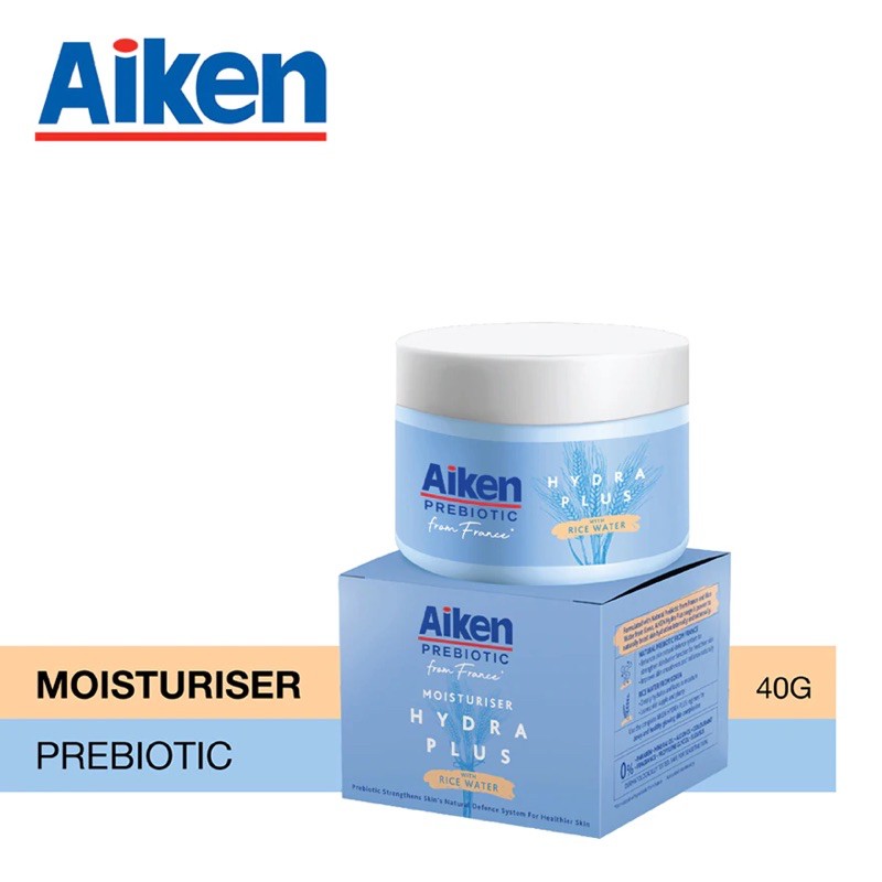 Shop Malaysia Ready Stock Aiken Prebiotic Hydra Plus Moisturiser 40g 1pc Shopee Singapore