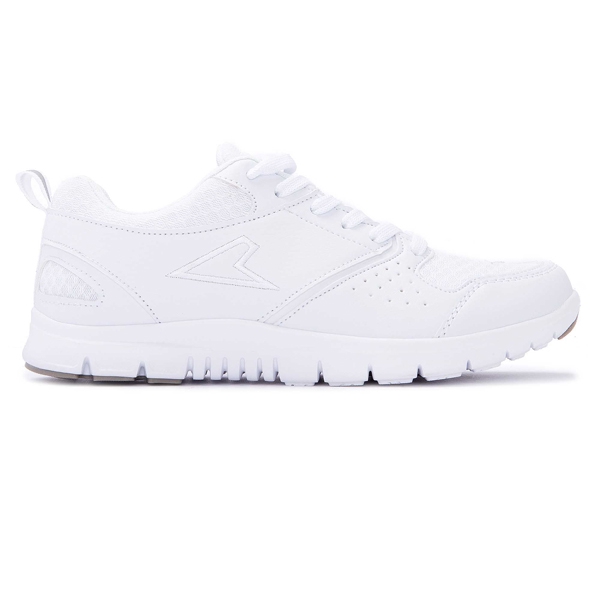 bata power white sports shoes