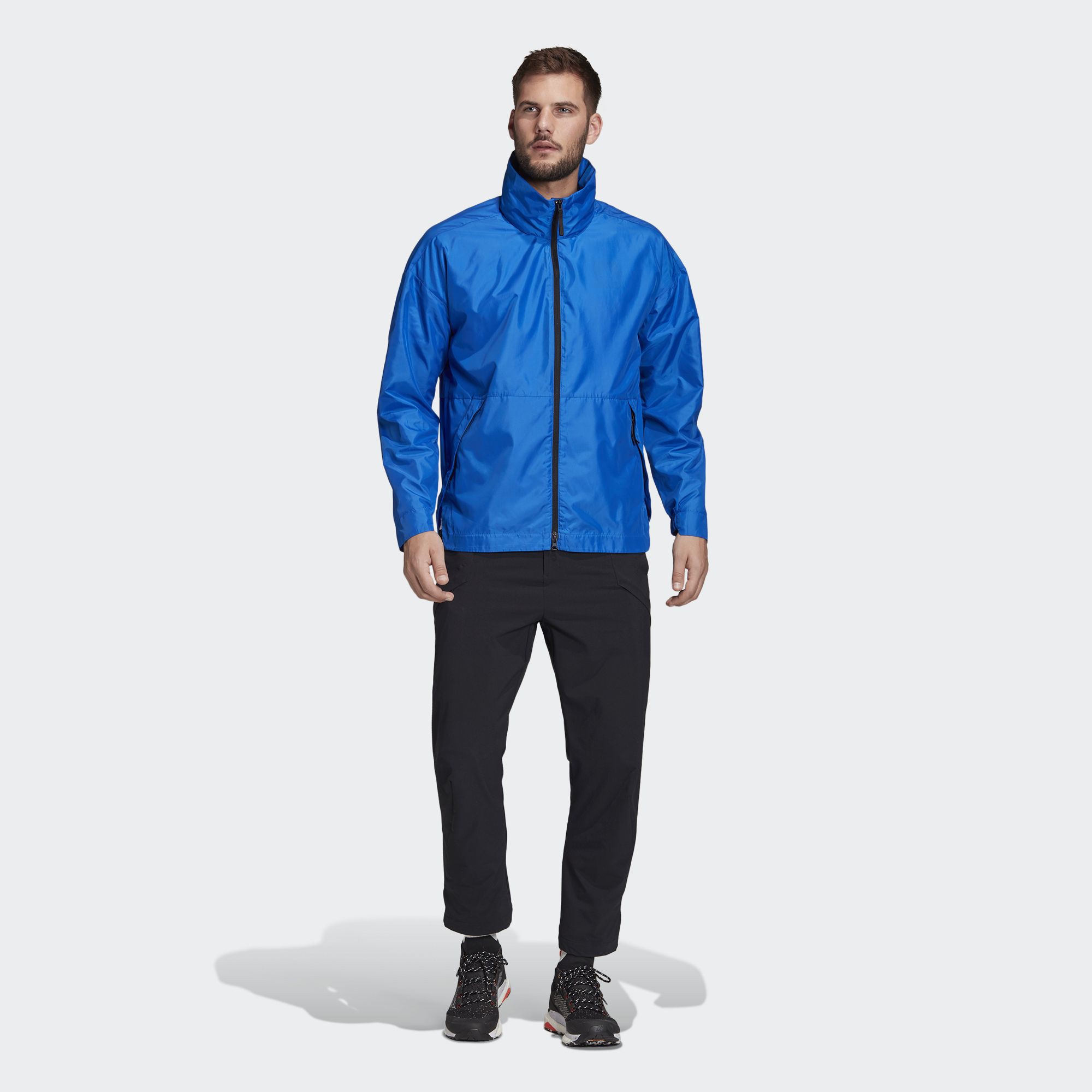 blue adidas jacket mens