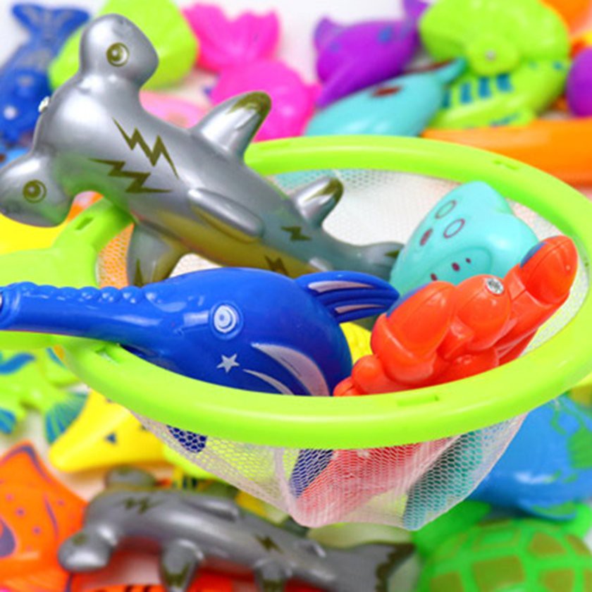 large plastic fish toys