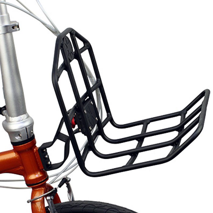 handlebar mounted front rack