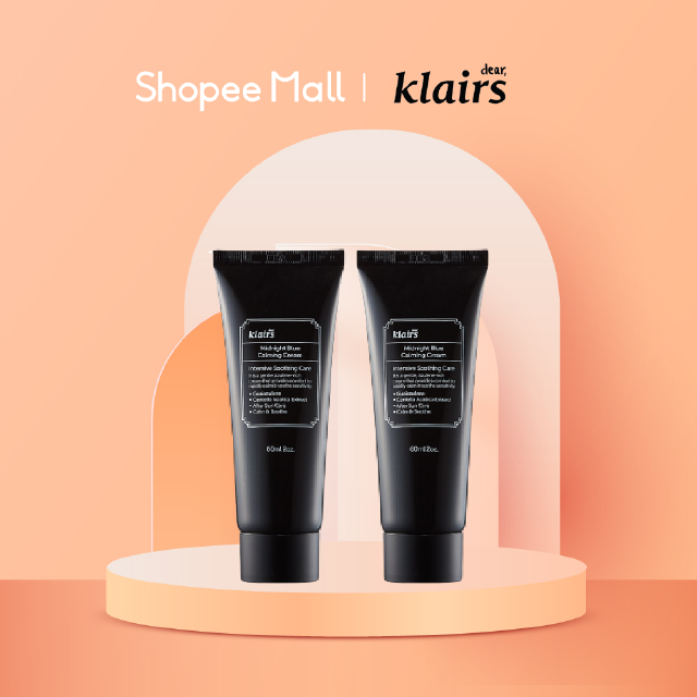 Image of Shopee x Klairs Brand Box - [Bundle of 2] Klairs-Midnight-Blue-Calming-Cream-60ml