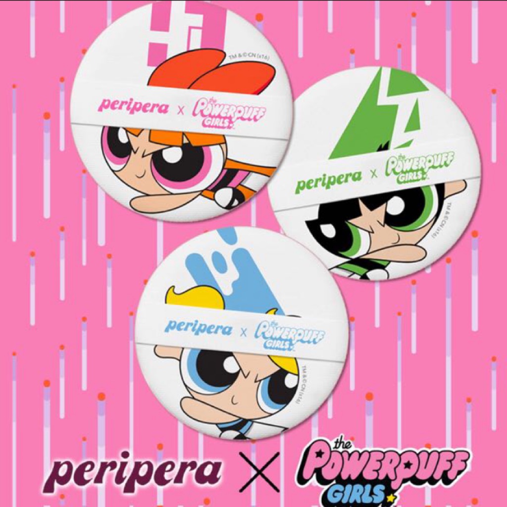 Peripera x Powerpuff Girls Cushion Puff Set (3 Cushions) Shopee Singapore