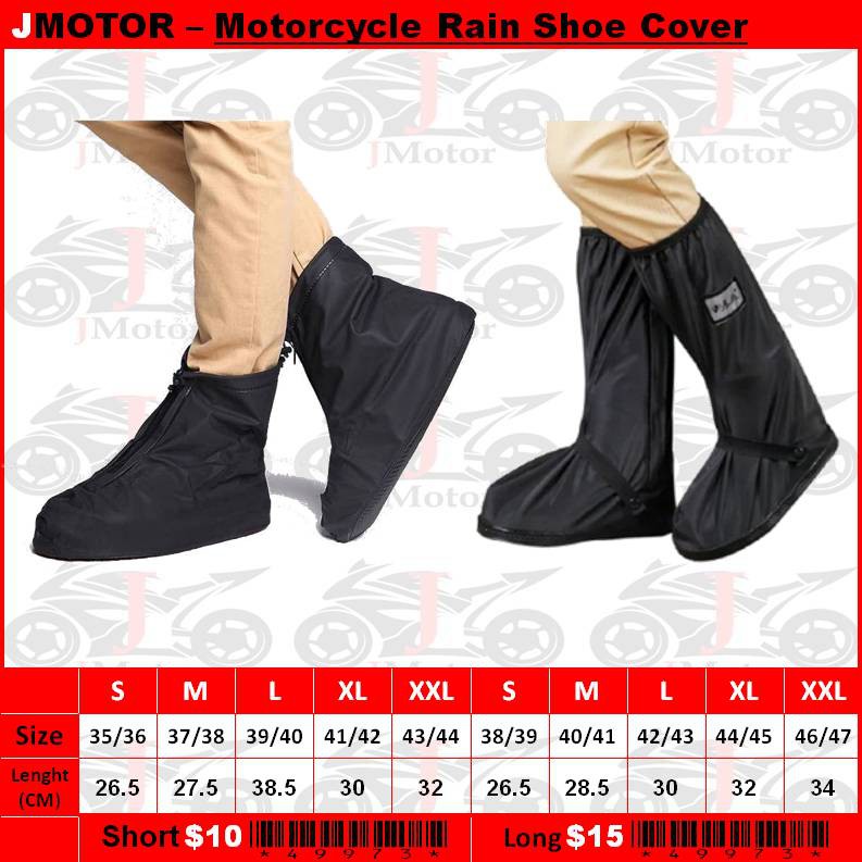 shoe cover for motorcycle riders