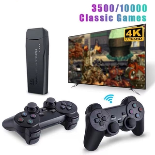 [ Stock Ready] Retro Video Game Consoles Built-in 10000 With Wireless Controller Video Games Stickers For PS1/GBA